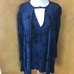 Free People Floral Tunic